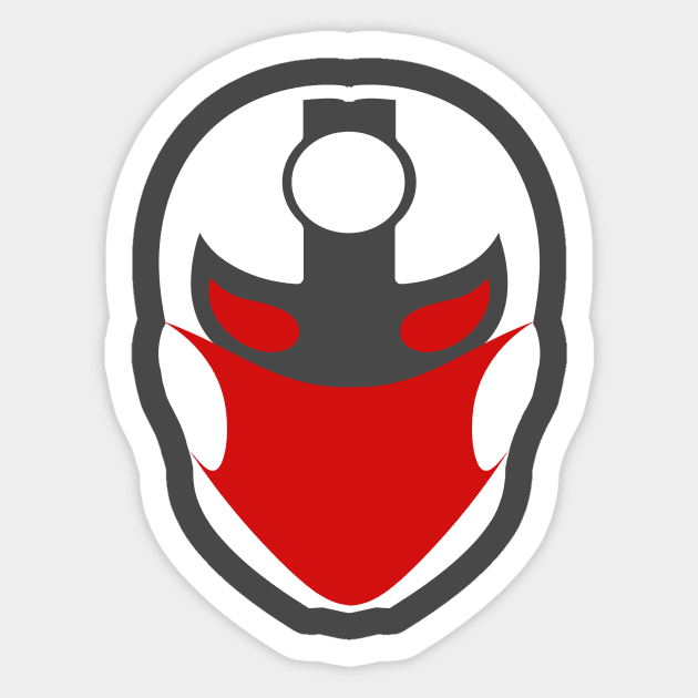 Robot Mask Sticker by elzammar